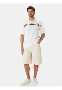 BOSS Polo Iconic 50561186 Biały Regular Fit. Typ kołnierza: polo. Kolor: biały. Materiał: bawełna #5