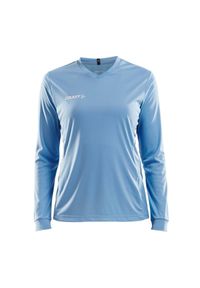 Koszulka treningowa damska Craft 19068851341. Kolor: niebieski. Materiał: poliester. Długość rękawa: długi rękaw. Długość: długie #1