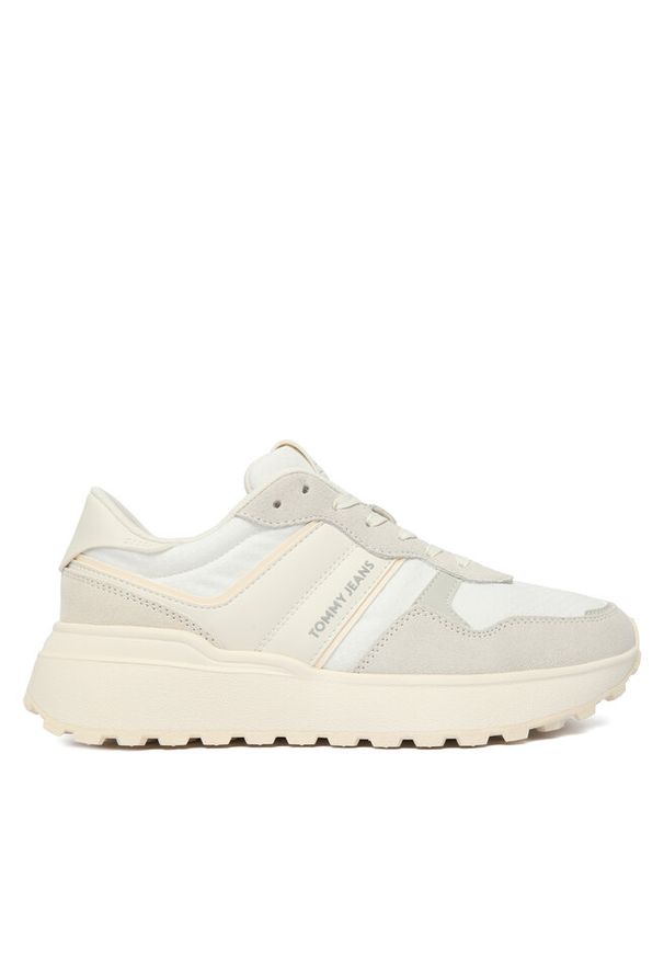 Sneakersy Tommy Jeans. Kolor: kremowy