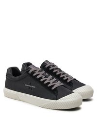 Calvin Klein Jeans Trampki Skater Vulc Low Mtr YM0YM01000 Czarny. Kolor: czarny. Materiał: materiał