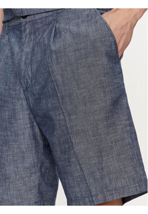 United Colors of Benetton - United Colors Of Benetton Szorty materiałowe 4WV1U9005 Granatowy Regular Fit. Kolor: niebieski. Materiał: bawełna