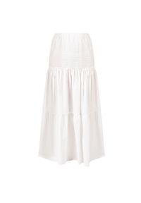 Pinko Spódnica "Dignity 2" | 1G17SN Y6VW | Kobieta | Biały. Okazja: na co dzień. Kolor: biały. Materiał: bawełna. Styl: elegancki, casual