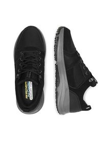 skechers - Skechers Półbuty 216106BKCC Czarny. Kolor: czarny. Materiał: skóra, zamsz #7