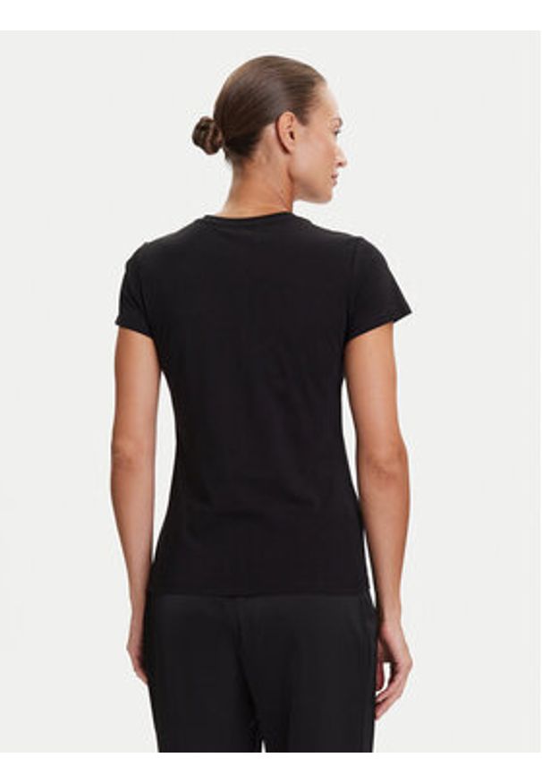 Liu Jo T-Shirt UF5264 JS923 Czarny Regular Fit. Kolor: czarny. Materiał: bawełna