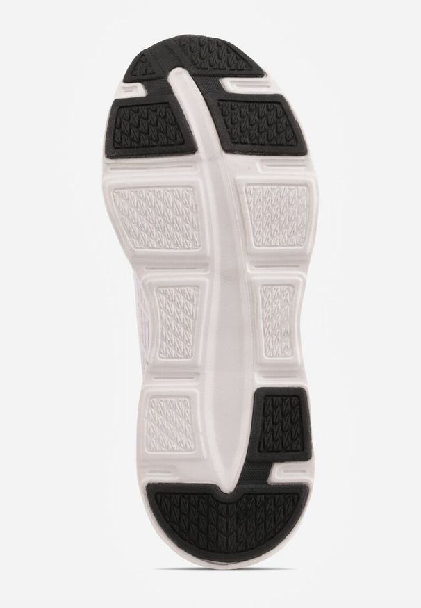 Renee - Białe Siateczkowe Buty Sportowe na Podeszwie z Otworami Quilvia. Okazja: na co dzień. Kolor: biały. Materiał: materiał