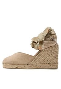 Castañer Espadryle Chiara/8/002 021669-2017 Beżowy. Kolor: beżowy. Materiał: skóra #4