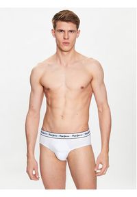 Pepe Jeans Komplet 3 par slipów Pepe Bf 3P PMU10970 Biały. Kolor: biały. Materiał: bawełna #3