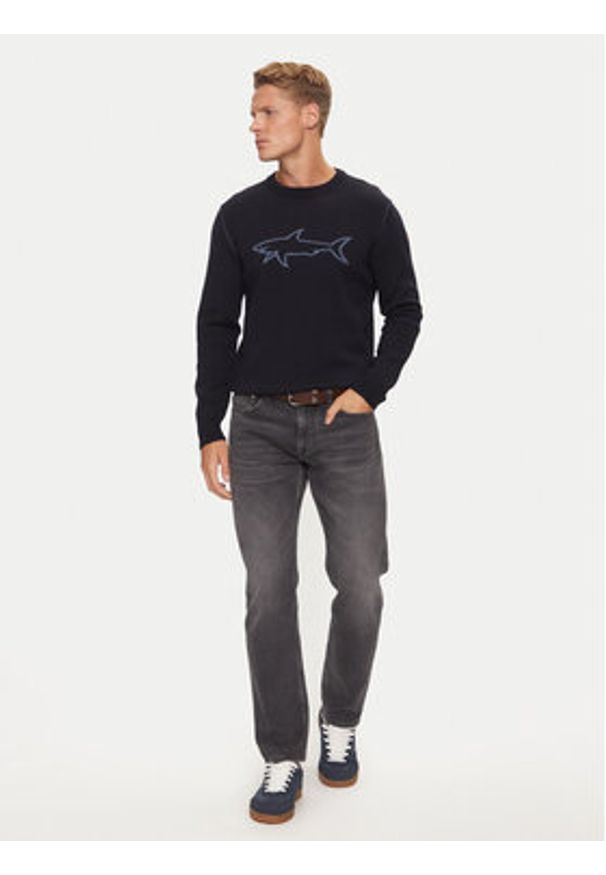 PAUL & SHARK - Paul&Shark Sweter 14311028 Niebieski Regular Fit. Kolor: niebieski. Materiał: wełna