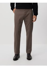 Reserved - Spodnie chino slim fit - inny. Materiał: tkanina, bawełna