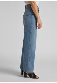 Lee - DAMSKIE SPODNIE JEANSOWE LEE WIDE LEG MID SOHO L30SMWKP