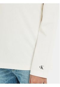 Calvin Klein Jeans Bluzka IU0IU00519 Écru Regular Fit. Materiał: bawełna #9