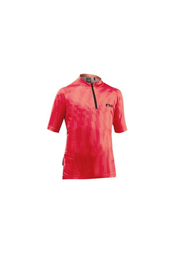 Koszulka rowerowa dla dzieci NORTHWAVE Force Evo Junior Jersey. Kolor: czerwony. Materiał: jersey. Sport: kolarstwo
