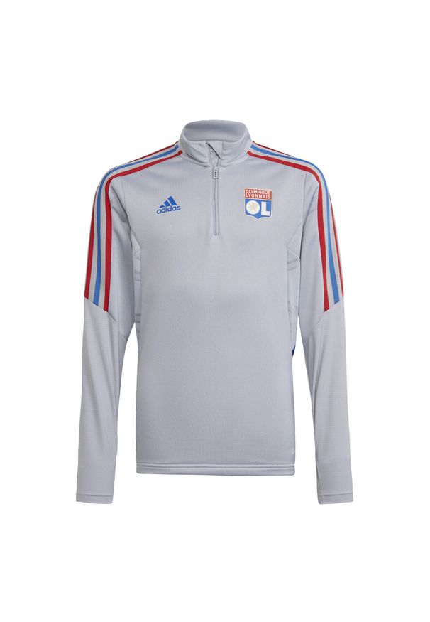 Adidas - Bluza treningowa dla dzieci OL 2022/23 Tiro. Kolor: szary