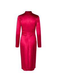 Samsoe & Samsoe - Samsøe Samsøe Sukienka koszulowa Ivana F22400073 Różowy Slim Fit. Kolor: różowy. Materiał: syntetyk. Typ sukienki: koszulowe