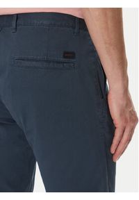 BOSS Chinosy 50536840 Niebieski Slim Fit. Kolor: niebieski. Materiał: bawełna #4