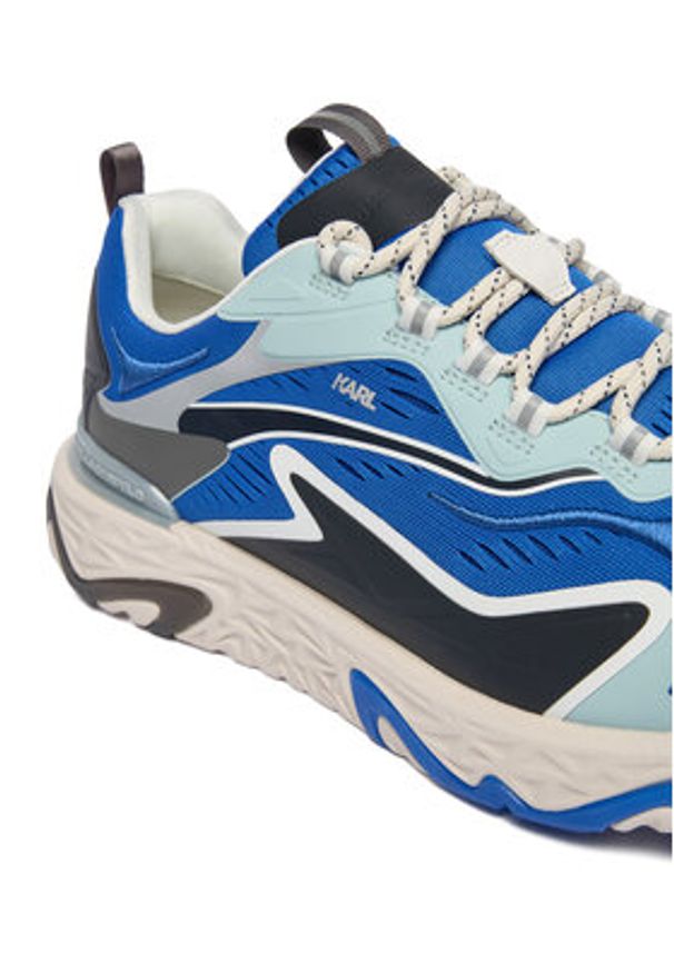 Karl Lagerfeld - KARL LAGERFELD Sneakersy Blaze KL52428 Niebieski. Kolor: niebieski. Materiał: materiał