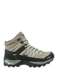 CMP - Rigel Mid Wmn Trekking Shoe Wp Rigel Mid Wmn Trekking Shoes Wp. Wysokość cholewki: za kostkę. Zapięcie: sznurówki. Kolor: beżowy. Materiał: materiał, skóra, syntetyk. Szerokość cholewki: normalna. Sport: turystyka piesza