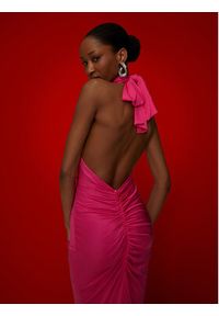 Pinko Sukienka wieczorowa Marmilla 102860 A1JS Różowy Slim Fit. Kolor: różowy. Materiał: wiskoza. Styl: wizytowy #5