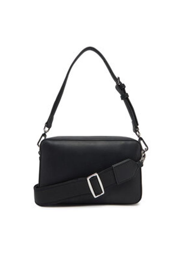 Calvin Klein Torebka Ck Must Conv Camera Bag_Mono K60K613021 Czarny. Kolor: czarny. Materiał: skórzane