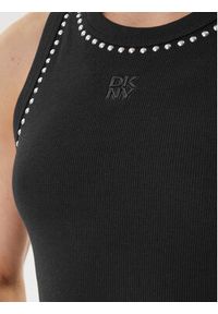 DKNY Sukienka codzienna DJ6D9189 Czarny Slim Fit. Okazja: na co dzień. Kolor: czarny. Materiał: bawełna. Typ sukienki: proste. Styl: casual #3
