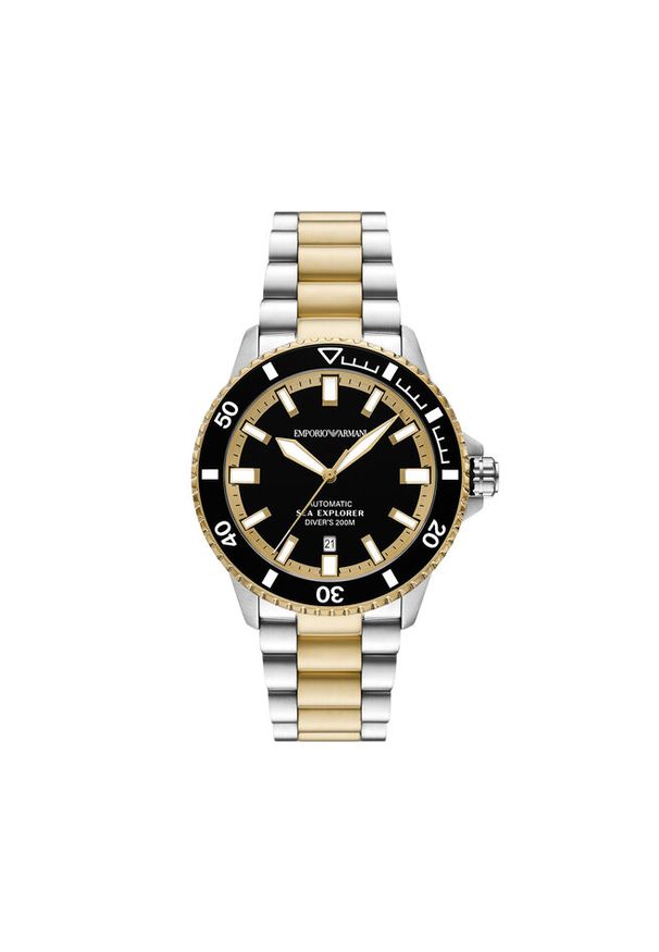 Zegarek Emporio Armani. Kolor: srebrny