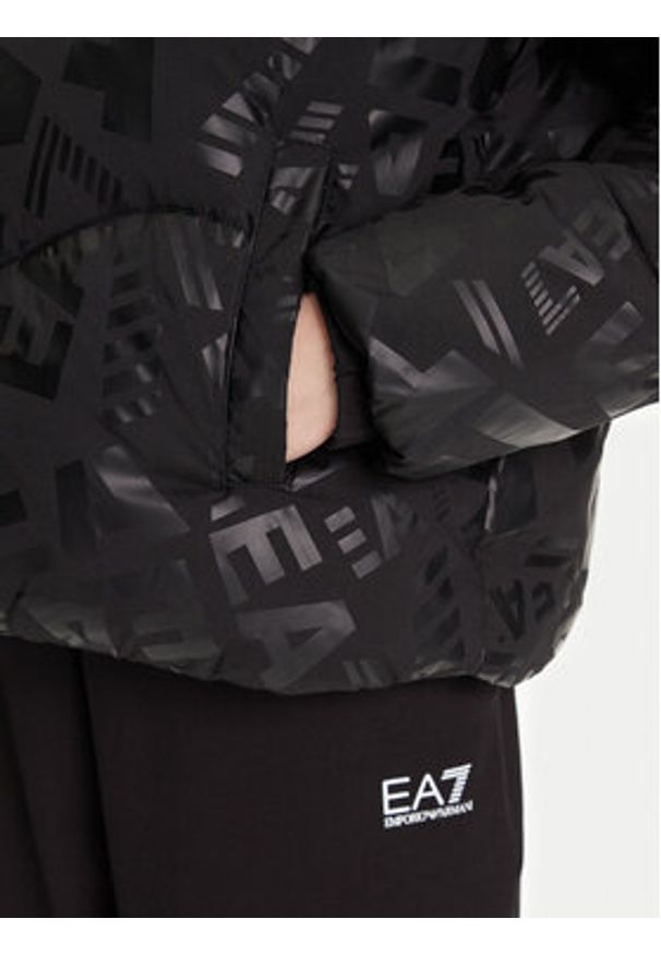 EA7 Emporio Armani Kurtka zimowa 7W000654 AF16408 FC202 Czarny Regular Fit. Kolor: czarny. Materiał: syntetyk. Sezon: zima