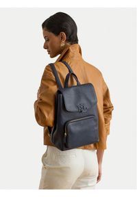 Lauren Ralph Lauren - LAUREN RALPH LAUREN Plecak 431969355005 Granatowy. Kolor: niebieski. Materiał: skóra #1