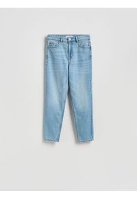 Reserved - Jeansy mom fit - niebieski. Kolor: niebieski #1