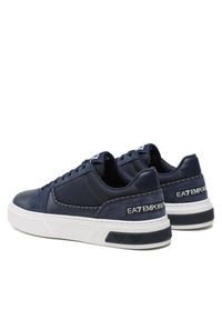 EA7 Emporio Armani Sneakersy X8X144 XK335 R236 Granatowy. Kolor: niebieski. Materiał: materiał