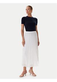 Tatuum Spódnica plisowana Mirama 1 T2510.172 Écru Relaxed Fit. Materiał: syntetyk