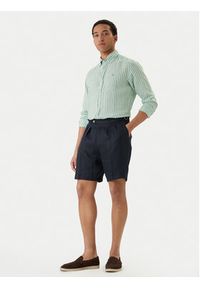 BOSS Koszula H-Liam 50560595 Zielony Regular Fit. Kolor: zielony. Materiał: len #5