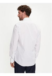 Calvin Klein Koszula K10K113163 Biały Slim Fit. Kolor: biały. Materiał: bawełna