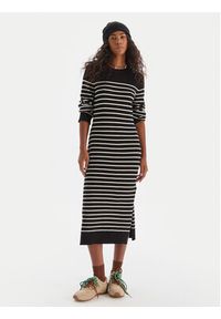 Roxy Sukienka dzianinowa Cool Waves SD ERJKD03536 Czarny Regular Fit. Kolor: czarny. Materiał: wiskoza #4