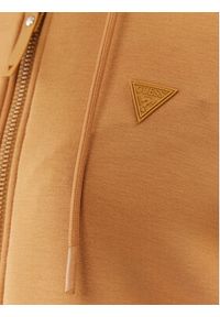 Guess Bluza V3RQ11 K7UW2 Brązowy Regular Fit. Kolor: brązowy. Materiał: wiskoza