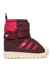 Adidas - Śniegowce adidas. Kolor: czerwony #1