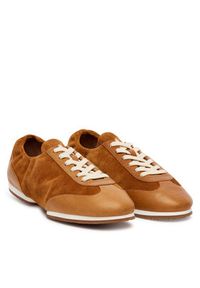 Polo Ralph Lauren Sneakersy Pony 804972893001 Brązowy. Kolor: brązowy. Materiał: skóra, zamsz #5