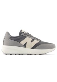 Buty unisex New Balance U370PD – szare. Kolor: szary. Materiał: zamsz, skóra. Szerokość cholewki: normalna. Sezon: lato #1