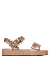 Clarks Sandały Alda Strap 26181223 Złoty. Kolor: złoty. Materiał: skóra #1