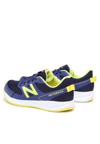 New Balance Sneakersy YK570BY3 Granatowy. Kolor: niebieski. Materiał: materiał