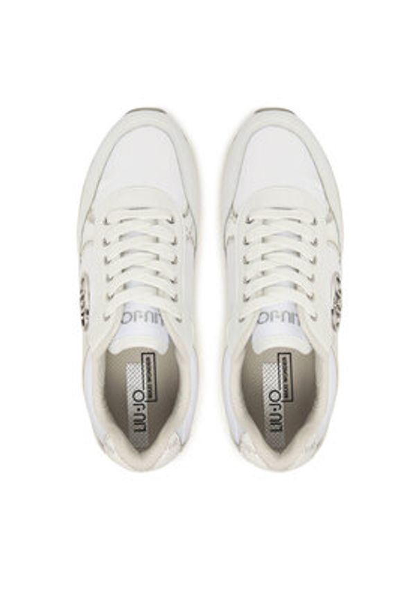 Liu Jo Sneakersy Plus 01 BF5011 PX776 Biały. Kolor: biały. Materiał: skóra