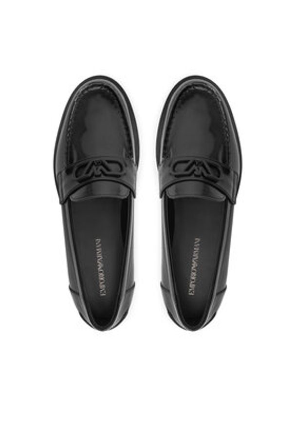 Emporio Armani Lordsy X3A109 XF818 00002 Czarny. Kolor: czarny. Materiał: skóra
