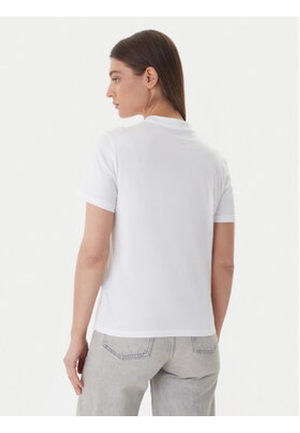 Calvin Klein Jeans T-Shirt LV047F831G Biały Regular Fit. Kolor: biały. Materiał: bawełna