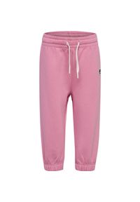 Spodnie dresowe dla dzieci Hummel Bee Loose. Kolor: różowy. Materiał: dresówka