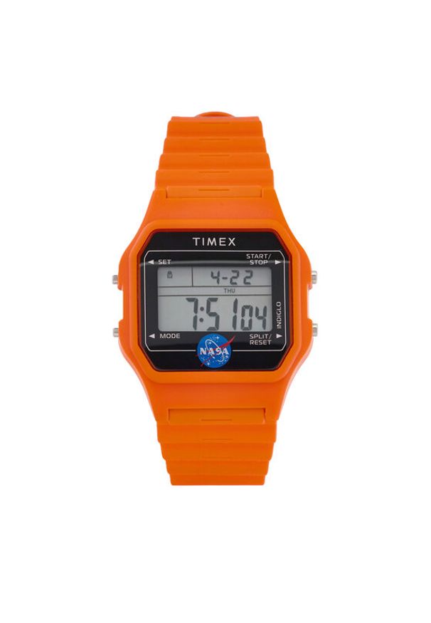 Timex Zegarek Main Street TW2Y13300 Pomarańczowy. Kolor: pomarańczowy. Styl: street