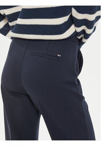 TOMMY HILFIGER - Tommy Hilfiger Spodnie materiałowe WW0WW43477 Granatowy Straight Fit. Kolor: niebieski. Materiał: wiskoza #4