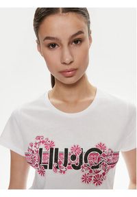 Liu Jo T-Shirt MA4340 JS923 Biały Regular Fit. Kolor: biały. Materiał: bawełna #5