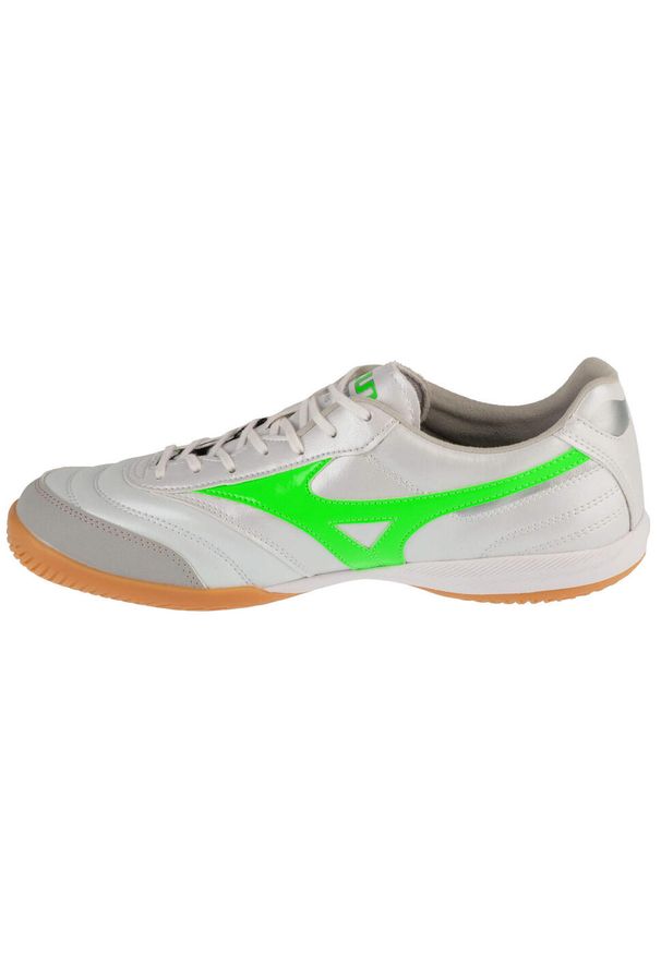 Mizuno - Buty halowe do piłki nożnej męskie, Morelia Sala Pro IN. Kolor: biały