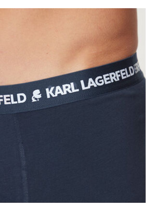 Karl Lagerfeld - KARL LAGERFELD Komplet 3 par bokserek A1M47151 Granatowy. Kolor: niebieski. Materiał: bawełna