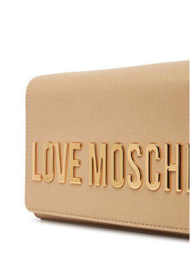 Love Moschino - LOVE MOSCHINO Torebka JC4103PP1MKD196A Złoty. Kolor: złoty. Materiał: skórzane
