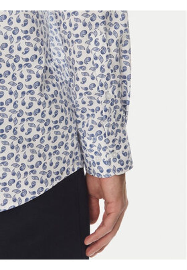 Pierre Cardin Koszula C6 11004.0409 Granatowy Modern Fit. Kolor: niebieski. Materiał: bawełna